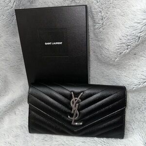 YSL Monogram Large Flap Wallet - NWT